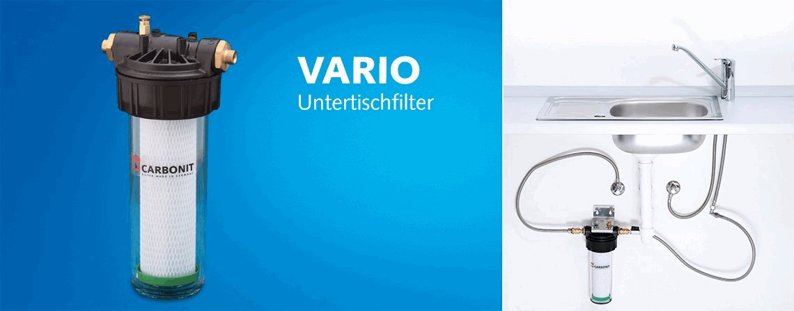Carbonit Vario-HP Einbau Wasserfilter Untertisch