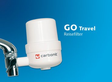 Carbonit mobiler Reisefilter GO travel aktivkohle Monoblock